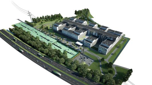 Replacing 3 ageing hospitals with a new facility in Mechelen, Belgium, to offer modern medical environment and the best healthcare services to the patients of the region
