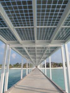 Installation of Photovoltaic Hybrid Mini-grid Systems (PVHMS), a system combining photovoltaic panels with diesel power generators, in the Maldives to improve security of supply and reduce electricity costs in a country with no conventional energy resources
