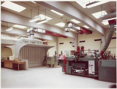 Construction of a chemical factory in Pont-de-Claix, France, resulting from a Franco-German cooperation
