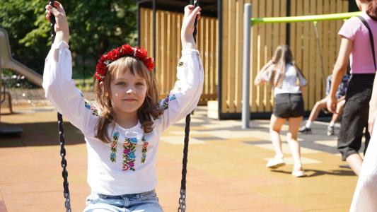 Ukrainian school in southwestern city of Chernivtsi reopens after major EU funded renovation