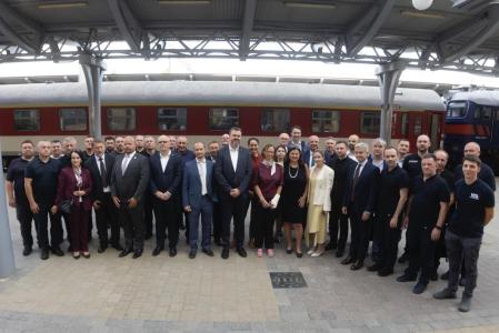 Ukraine opens its first railway line with European track width standard, boosting the country’s integration with the European Union