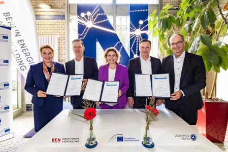 Investition in das Berliner Stromnetz: BEN und EIB unterzeichnen Kreditvertrag