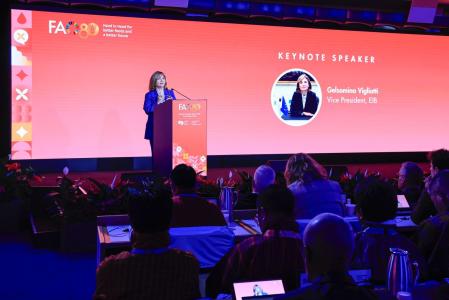 Vice-President Vigliotti highlights EIB support for agricultural development at FAO World Food Forum and unveils new financing for Sub-Saharan Africa’s private sector