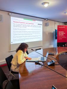 Students at the EIB Climate Survey Hackathon 2025