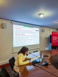 Students at the EIB Climate Survey Hackathon 2025