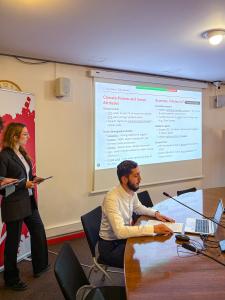 Students at the EIB Climate Survey Hackathon 2025