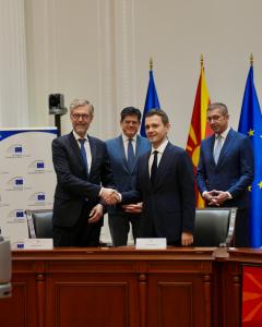 EIB Global strengthens partnership with North Macedonia