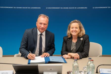 FEMIP signature with Luxembourg’s Finance Minister Roth