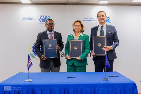 EIB Global signs €34 million EU grant to support sustainable ports in Cabo Verde under Global Gateway