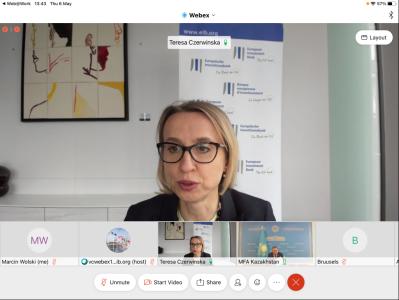 EIB ready to support COVID-19 recovery, climate action and renewable energy development in Kazakhstan