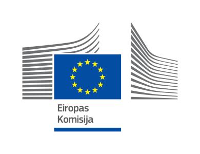 European Commission logo LV