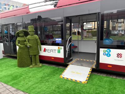 Western Ukrainian city Ivano-Frankivsk puts new EU-funded trolleybuses into service