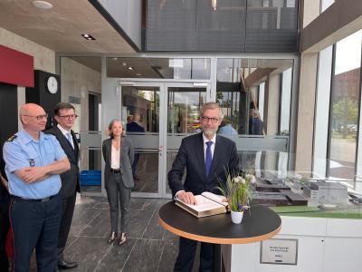 Luxembourg : le CGDIS démarre les travaux de son nouveau Centre d’appui logistique et technique (CALT) à Mersch avec le soutien financier européen de la BEI