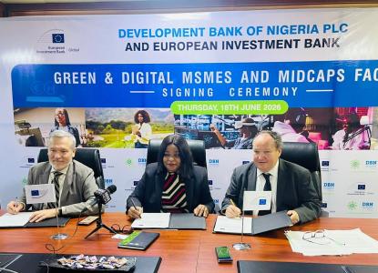 Nigeria Secures EUR 200 million EIB Loan with DBN to Boost Small-scale Investments for Green Growth and Digital Transformation