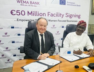 EIB Global and Wema Bank sign €50 million SME, Youth & Gender-Focused Investment Agreement
