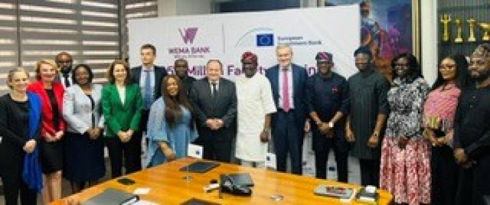 EIB Global and Wema Bank sign €50 million SME, Youth & Gender-Focused Investment Agreement