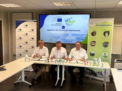 France : la BEI accompagne la croissance des activités du Groupe Lact'Union avec un prêt de 50 M€