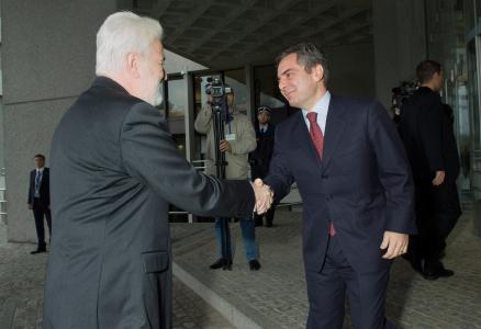 S.E.M. Mirko CVETKOVIC, Prime Minister of the Republic of Serbia and Mr Dario Scannapieco, Vice President of the EIB