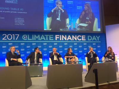 Only more public-private cooperation can unlock the huge climate finance challenge, says EU Bank Vice-President at Climate Finance Day in Paris