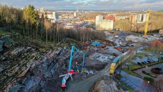 Building site of Kallebäcks terasser