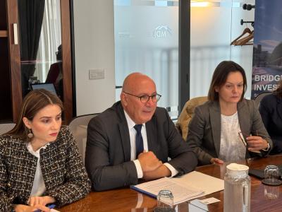 EIB Vice President Kakouris unveils Green Gateway report during MDB Visit