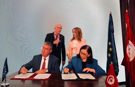 Tunisie : Corridor stratégique - BEI Monde investit, avec l’appui de l’Union européenne, 210 millions d'euros dans la modernisation stratégique du corridor routier Sfax-Kasserine 