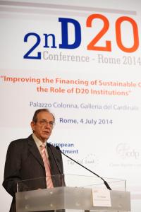 P.C. Padoan, Minister of Economics and Finance