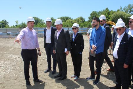 Contributors to the Eastern Partnership Technical Assistance Trust Fund (EPTATF) were invited to Poti, Georgia to visit two project sites, a sports centre and water pumping station, that have benefitted from EIB financing.