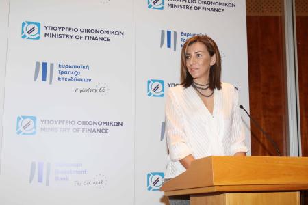 Ms Irena Georgiadou, Hellenic Bank chairwoman