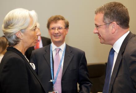 Christine Lagarde, Minister of the Economy, Finance and Employment and EIB Governor for France,