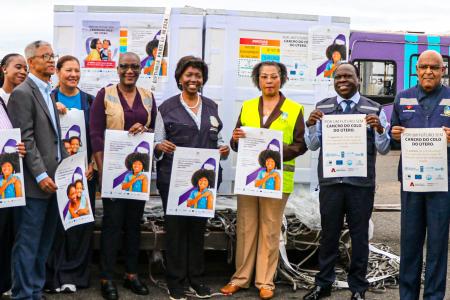 Angola receives vaccines to fight cervical cancer.