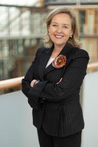 Nadia Calviño's first official photoshoot as President of the EIB