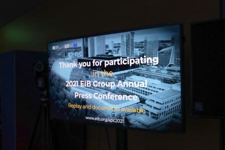 EIB Group Annual Press Conference 2021