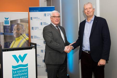 Nouveau prêt européen de 200 millions à la Société wallonne des eaux