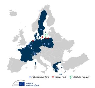 Poland: EIB extends €700 million for development of two major new offshore wind farms