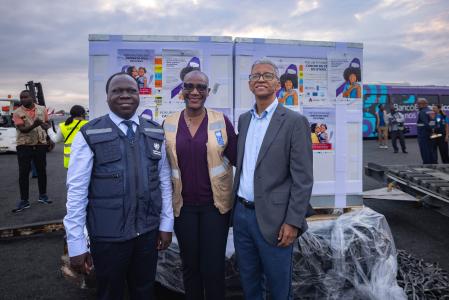 Angola receives vaccines to fight cervical cancer.