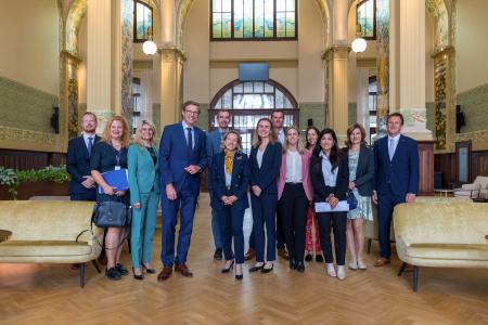 President Calvino visits Prague