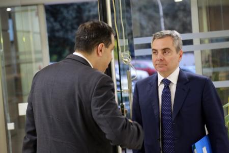 Imad Najib Fakhoury, Minister of Planning and International Cooperation and Dario Scannapieco, Vice President of the EIB