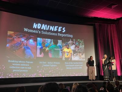 Rudraneil Sengupta and Sreya Banerjee win One World Media Women’s Solutions Reporting Award, supported by the EIB 