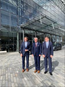 Vice President Kris Peeters meets Czech Ministers of Transport and Finance