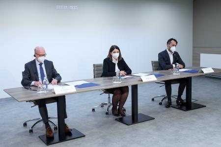 ceremony at the Lithuanian Ministry of Finance