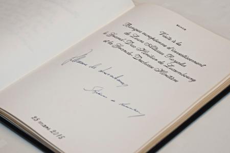 Visit of the H.R.H. the Hereditary Grand Duke Guillaume of Luxembourg and H.R.H. the Hereditary Grand Duchess Stéphanie of Luxembourg