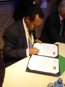 Ethiopian State Minister of Finance Ato Ahmed Shide