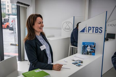 EuropeWorks exhibition in Brussels showcasing EFSI projects from the EIB and the EIF. Poznan Affordable Housing in Poland participated in the exhibition.