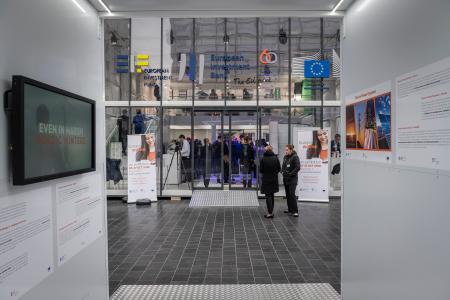 EuropeWorks exhibition in Brussels showcasing EFSI projects from the EIB and the EIF