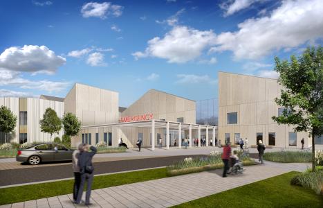 Construction of a new hospital for the population of Dumfries and Galloway, Scotland, that will ensure modern health-care and replace the outdated current hospital