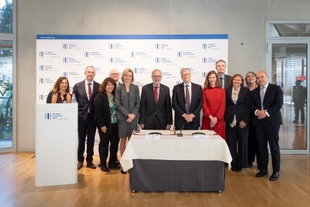 Bill Gates visit to the European Investment Bank (EIB)