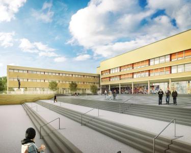 EUR 300 million to support the Luxembourgish government’s programme for the refurbishment of secondary general and vocational education facilities, including the construction of the new National Library