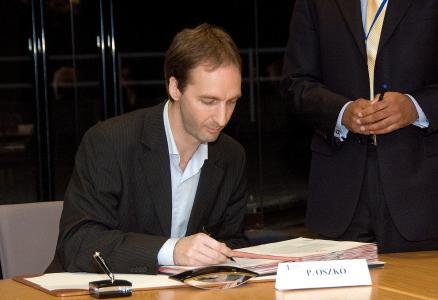 Mr Péter Oszkó, Minister of finance for Hungary