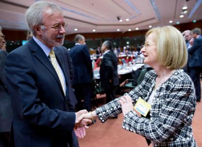 Mr Werner HOYER, President of the EIB. Ms Daniele NOUY, Member of the Verification Committee of the EIB